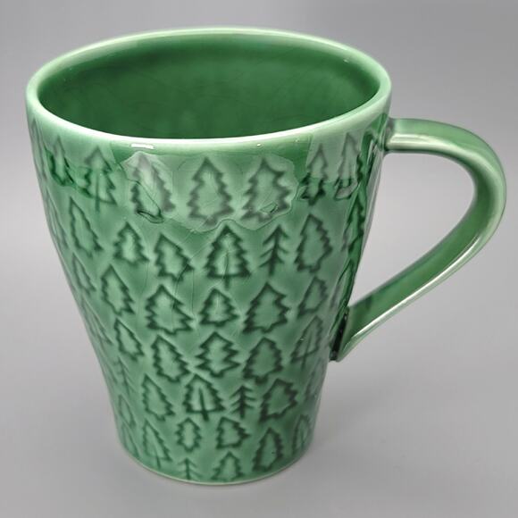 Starbucks Other - Starbucks 2008 Green Christmas Trees Coffee Mug 11 oz by Design House Stockholm